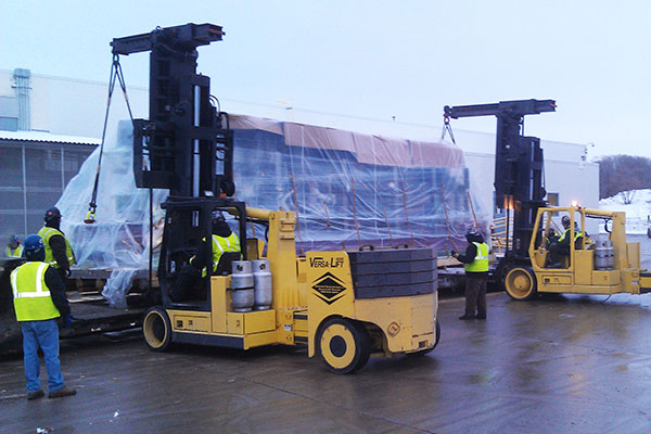 Fabricated Pieces Installed by Millwrights